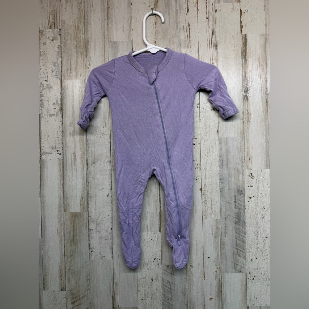 Kyte Baby Bamboo Zipper Footie Sleeper Lavender Soft Pajamas Size Newborn